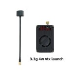 Original RushFPV 3.3G 4W VTX 16CH 4000MW Audio Video Transmitter Glasses VRX Module For RC Racing Drone Accessories